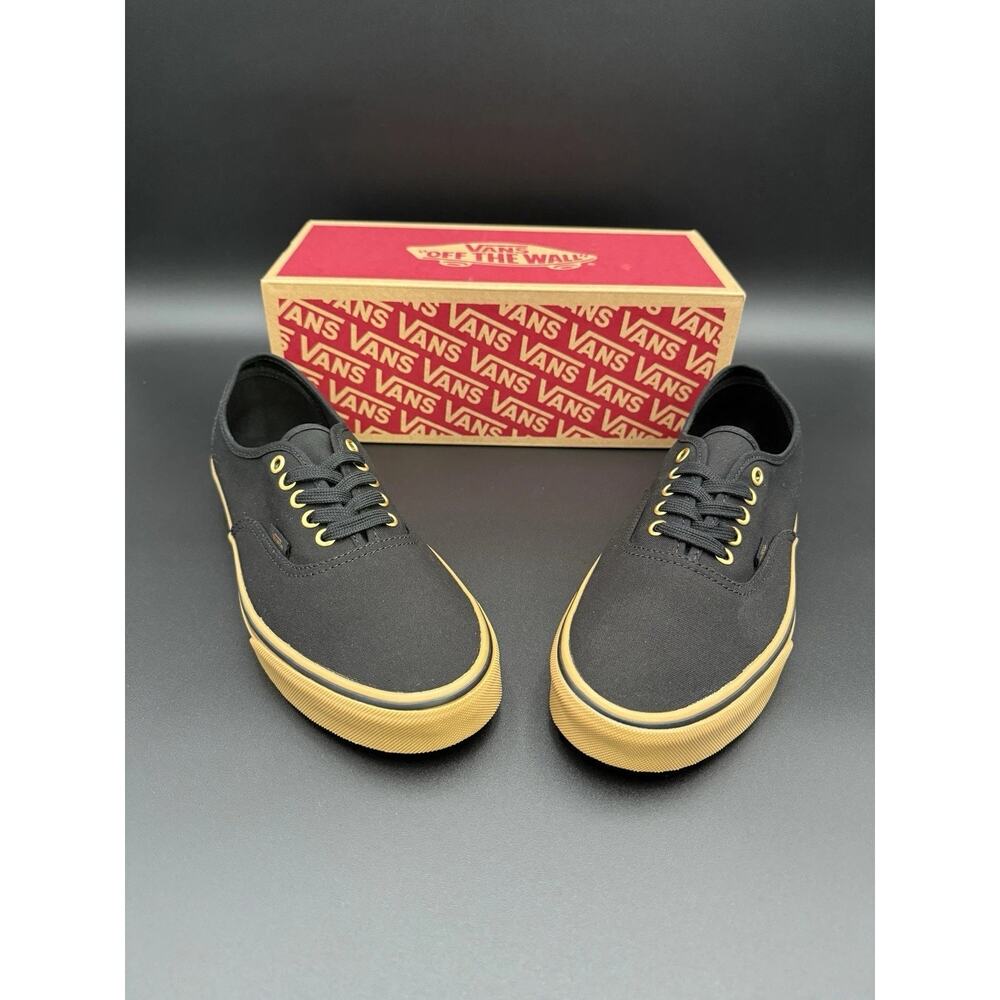 Vans Authentic Black Gum Womens Size 7.5 - Picture 4 of 7